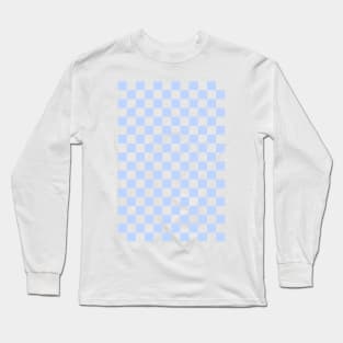 Blue Check Long Sleeve T-Shirt